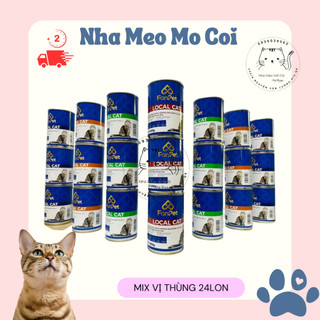 Pate cho mèo local cat - combo 4 lon mix vị siêu tiết kiệm