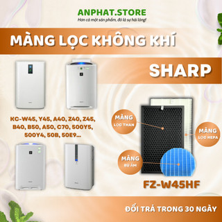 Màng lọc không khí thay thế Mã: FZ-W45HF, KC-W45,Y45,A40,Z40,Z45,B40,40P1,B50,A50,C70,500Y5,20TX1...