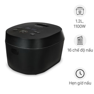 Nồi cơm cao tần sharp 1.2 lít ks-ih122v-bk - hàng chính hãng | bảo hành 12 tháng