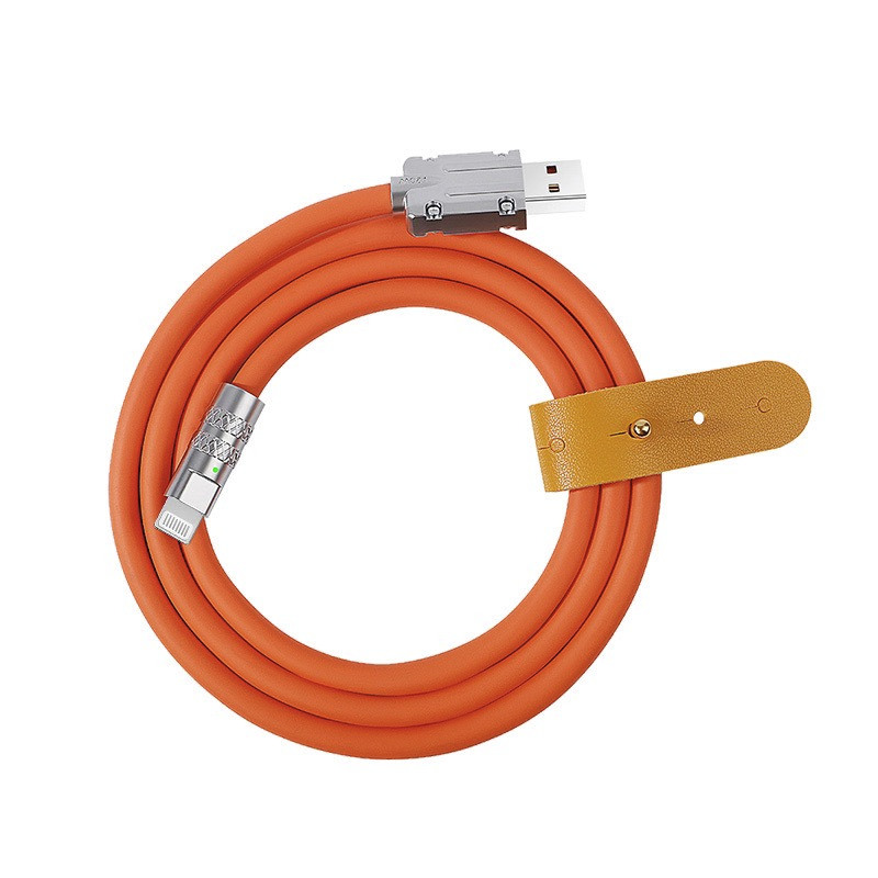 [FreeShip] Dây Cáp Sạc Nhanh 120W 6A PD Siêu Bền Bằng Hợp Kim Kẽm Và Silicon đầu USB sang phone/ type-c / Micro USB | BigBuy360 - bigbuy360.vn