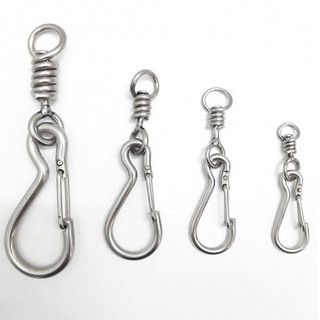 Móc khóa inox , móc xoay ,móc xích chó mèo INOX có chốt chống xoắn đủ 4 kích cỡ nhỏ 7cm.trung 9cm.lớn 11cm.đại 14cm