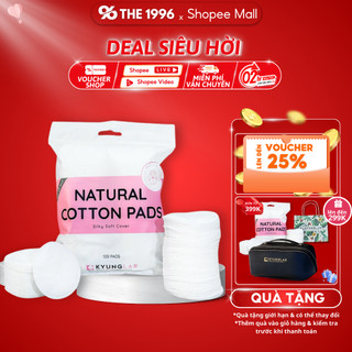 BÔNG TẨY TRANG COTTON PADS KYUNGLAB 120M 