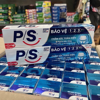 Kem đánh răng p/s bảo vệ 123-trà xanh-than hoạt tính 180gr