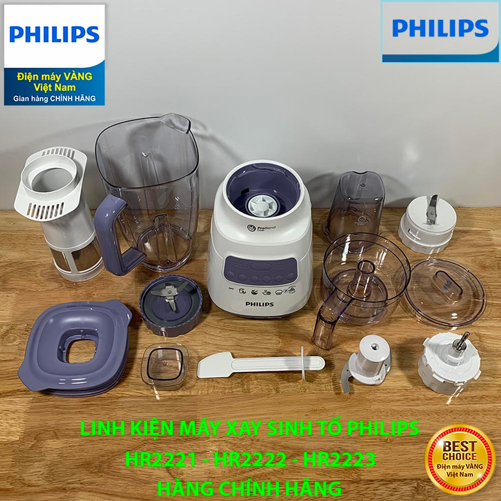 Linh kiện phụ kiện máy xay sinh tố Philips HR2221/00 HR2222/00 HR2223/00 HR2221 HR2222 HR2223 - Hàng