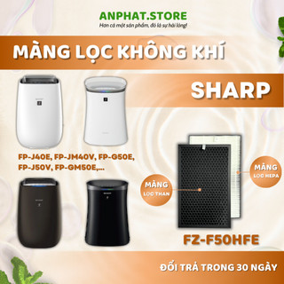 Màng lọc không khí thay thế Mã: FZ-F50HFE, FP-J40E, JM40V, G50E, J50V, GM50E, F40, FM40,... tấm keo bắt muỗi