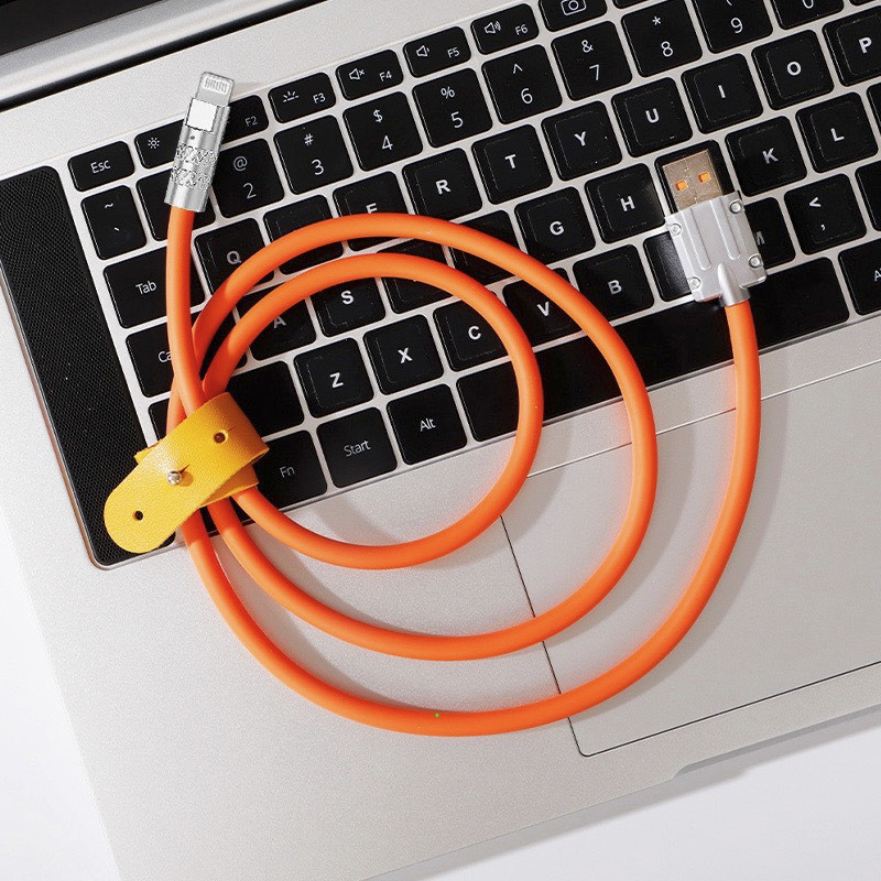 [FreeShip] Dây Cáp Sạc Nhanh 120W 6A PD Siêu Bền Bằng Hợp Kim Kẽm Và Silicon đầu USB sang phone/ type-c / Micro USB | BigBuy360 - bigbuy360.vn