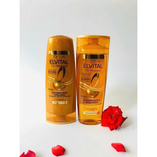 Hàng Đức Xách Bộ gội xả Loreal màu vàng : dành cho tóc khô xơ và hư tổn