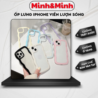 Ốp lưng iphone KTM, mềm trong suốt viền mềm lượn sóng 14 13 12 11 Pro Max, vỏ bảo vệ trong suốt mềm mại bao phủ toàn