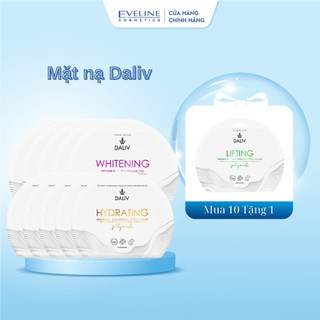 Combo Mặt nạ Daliv dưỡng da chiết xuất vitamin giúp dưỡng ẩm, làm sáng, làm đều màu da 30g