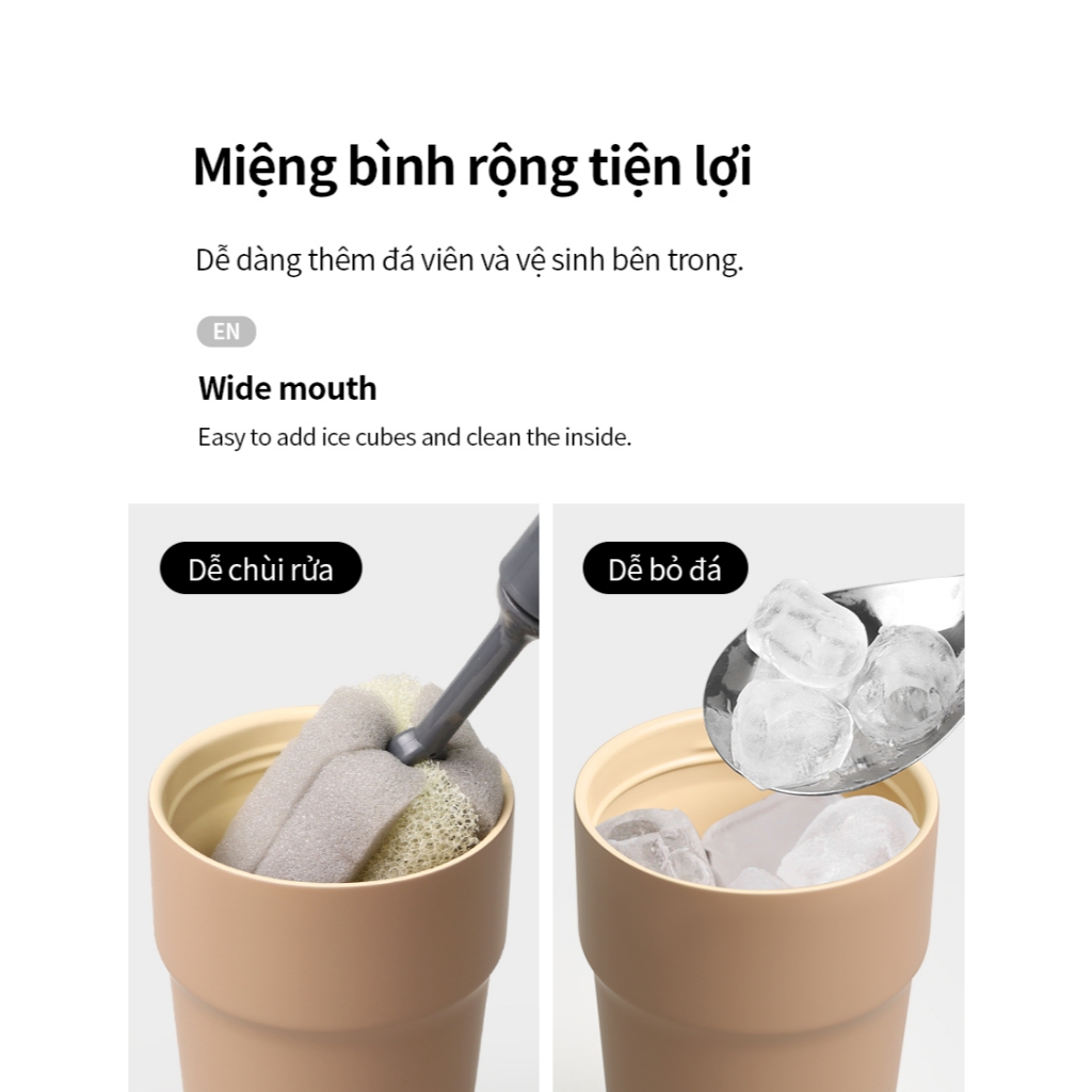 Ly Giữ Nhiệt LocknLock 500ML, Bình Giữ Nhiệt Cao Cấp Nhỏ Chính Hãng Có Dây Đeo LHC4357 - T2C Mall | BigBuy360 - bigbuy360.vn