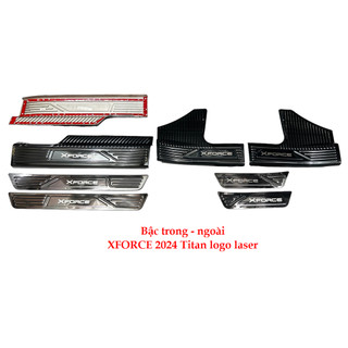 Ốp bậc cửa, nẹp bước chân Mitsubishi Xforce mẫu Titan Cao Cấp
