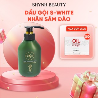 Dầu Gội S-White Nhân Sâm Đào cho tóc suông dài, mượt mà 360Ml [MẪU MỚI]