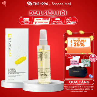 Xịt dưỡng cấp ẩm căng bóng da KyungLab V-Elastic Sparkling 80ml,Cấp ẩm sâu giúp da căng mịn