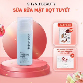 Sữa rửa mặt bọt tuyết Premium Cleansing Foam làm sạch da Shin Nee 120ml