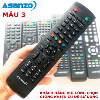 [FreeShip] Remote Điều Khiển Tivi ASANZO chính hãng tặng PIN (mẫu 3)