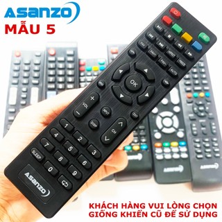 REMOTE ĐIỀU KHIỂN TIVI ASANZO THƯỜNG mẫu 5 [Hàng đẹp chính hãng]