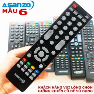 Điều khiển Tivi Asanzo Mẫu 1 Loại Đẹp Phím mềm chắc chắn