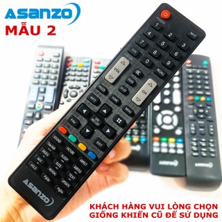 [FreeShip] Remote Điều Khiển Tivi ASANZO Đa Năng bảo hành chính hãng tặng PIN mẫu 2