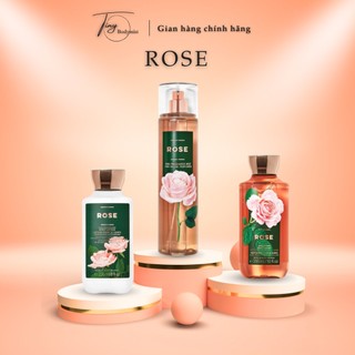 Xịt thơm toàn thân rose body mist bath and body works 36ml - 236ml