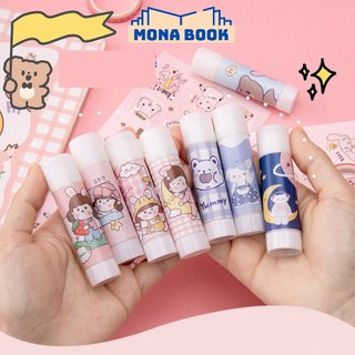 Keo dán giấy, hồ dán giấy vỏ hoạt hình cute dễ thương đa năng tiện dụng