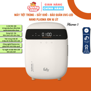 Máy tiệt trùng sấy khô khử mùi uvc-led công nghệ nano plasma ion plasmax 3 fatzbaby fb4792tn