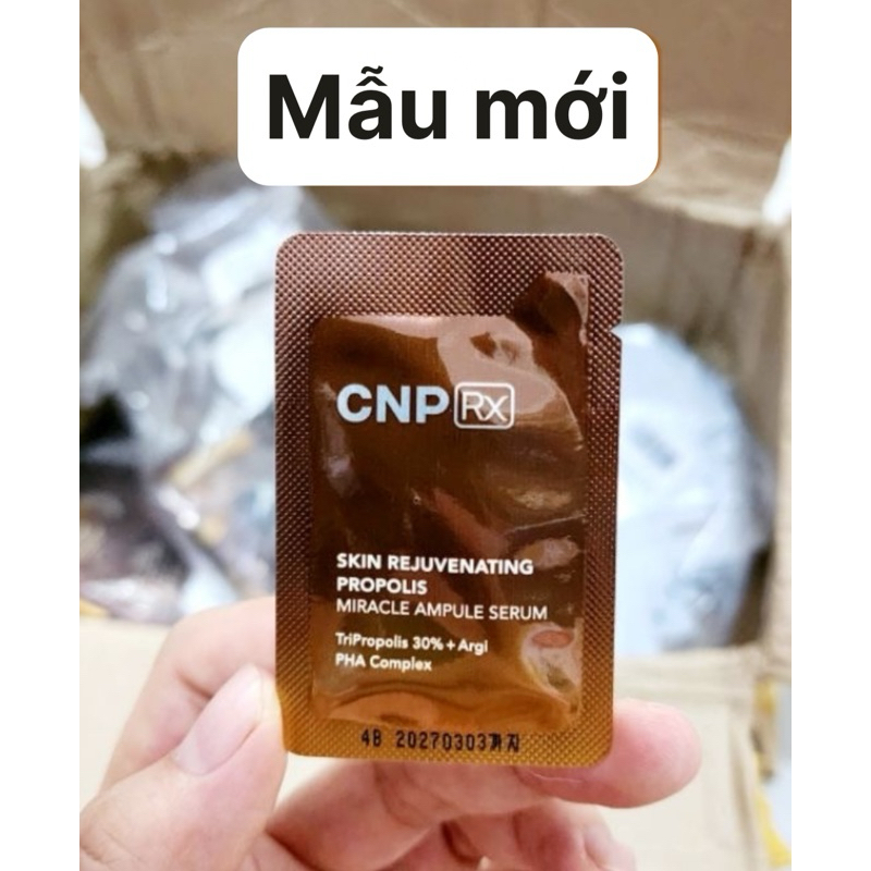 [Cao Cấp ] 1 Gói 1Ml Tinh Chất Keo Ong Cnp Thần Kì Dưỡng Trắng Da Mờ Nám Tái Tạo Phục Hồi Da Chống Oxy Hoá Cực Mạnh