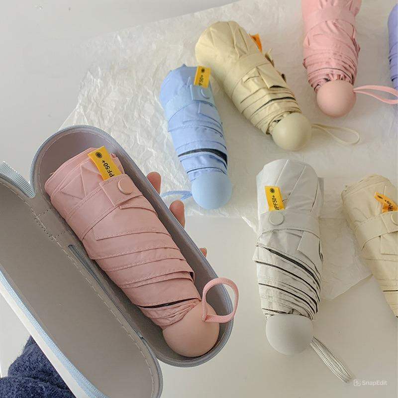 Ô dù che mưa , che nắng gấp gọn kèm hộp đựng