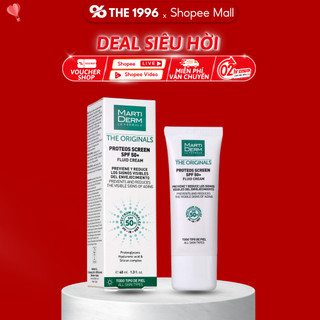 Kem Chống Nắng MartiDerm The Originals Proteos Screen SPF50+ Phổ Rộng Toàn Diện Cho Mọi Loại Da 40ml