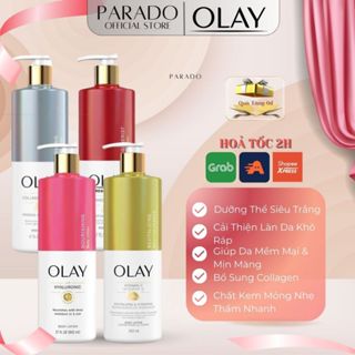 Kem Dưỡng Thể Olay Collagen B3 Firming & Hydrating Body Lotion 502ml Bảng Mỹ