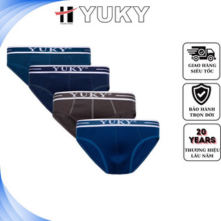 Quần lót Nam Cotton thương hiệu YUKY Y24 Co Giãn, Thấm hút mồ hôi cực tốt