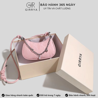  Túi xách nữ sát nách GIRRYA - Túi xách nữ cầm tay niche túi mới 2025 thời trang trẻ trung công sở Hàn Quốc mẫu M16 
