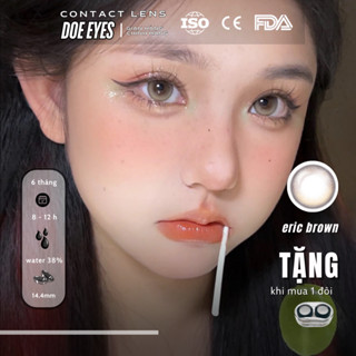 Kính áp tròng Doe Eyes Lens Eric Brown có cận 0 - 7 kèm khay dụng cụ