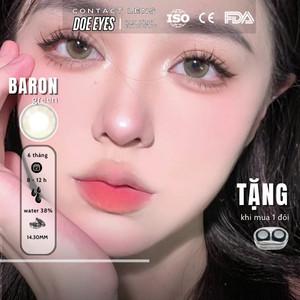 Lens xanh douyin - kính áp tròng doe eyes - 1 chiếc