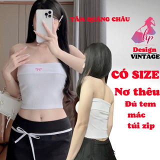 Áo ống tube dáng ngắn body, áo quây nữ viền bản to thun co giãn màu đen trắng không mút mùa hè đi chơi G905 - G906