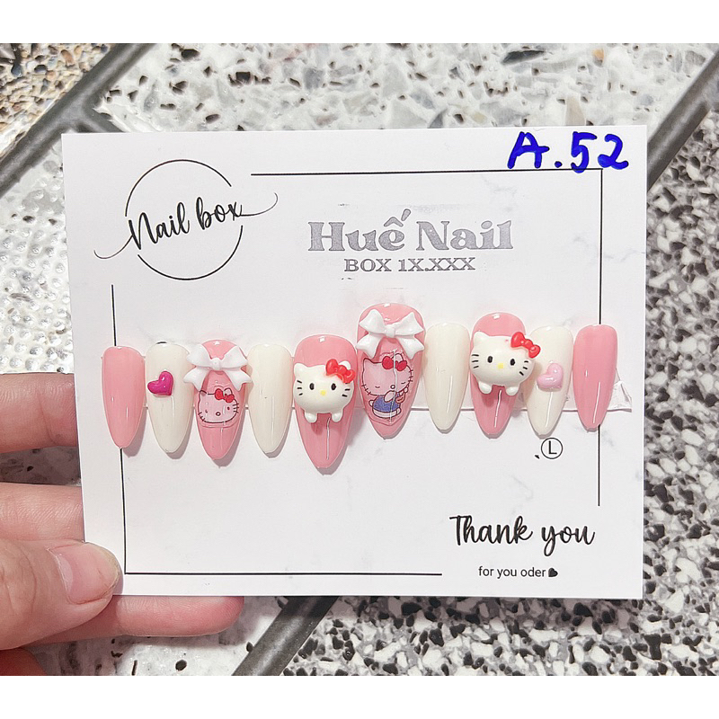 NAILBOX thiết kế .móng giả .sơn gel .đầy đủ mẫu sang chảnh, bánh bèo,chamr đá.  hoạt hình .thú cute. | BigBuy360 - bigbuy360.vn