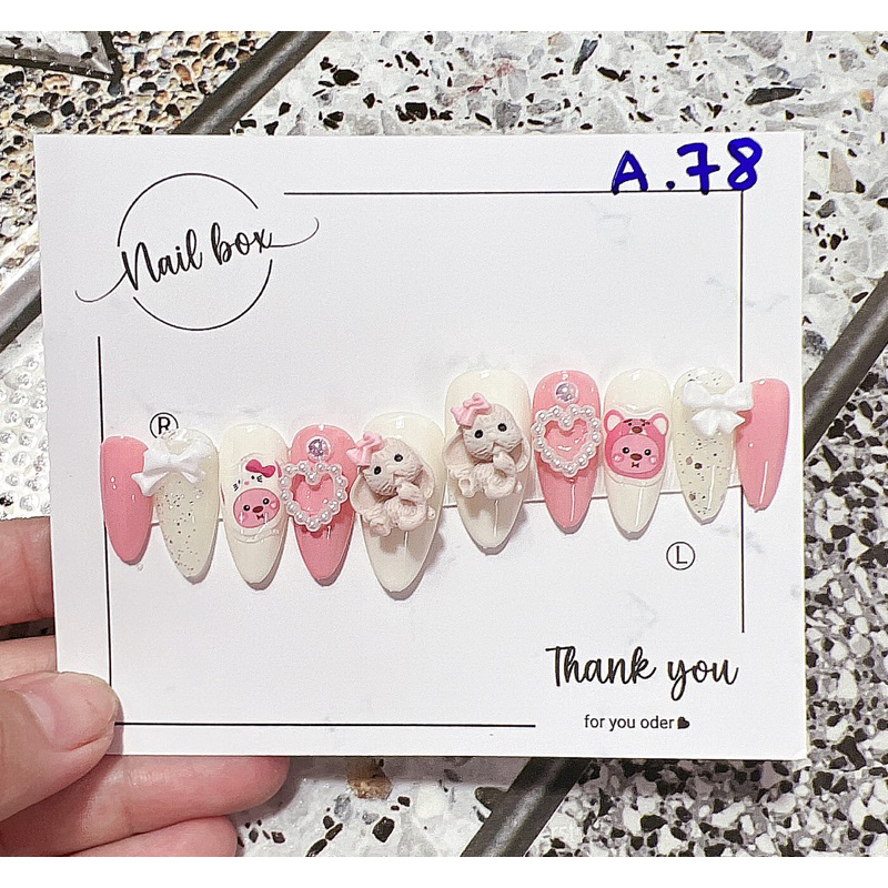 NAILBOX thiết kế .móng giả .sơn gel .đầy đủ mẫu sang chảnh, bánh bèo,chamr đá.  hoạt hình .thú cute. | BigBuy360 - bigbuy360.vn