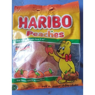 Kẹo Dẻo Haribo Peaches 80g nhập khẩu Thổ Nhĩ Kỳ