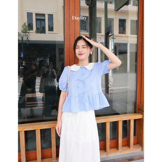 Áo sơ mi cổ sen Sene Top