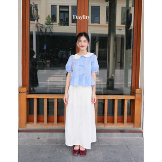 Áo sơ mi cổ sen Sene Top