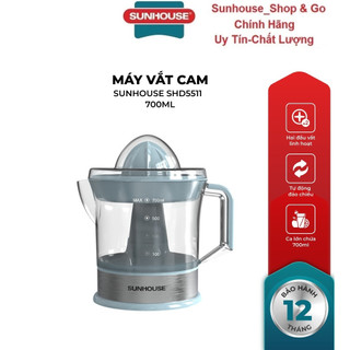 Máy vắt cam sunhouse shd5511 - 7l, 25w - màu xanh, 2 đầu vắt, tự động đảo chiều - đế chống trượt