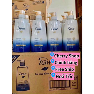 Dầu gội và dầu xả dove thái 450ml!!