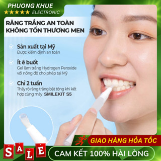 Combo 2 Bút Gel Làm Trắng Răng SMILEKIT, An Toàn Hiệu Quả, Kết Hợp Với Máy Làm Trắng S5 Giúp Bật Tông Nhanh, Giảm Ố Vàng