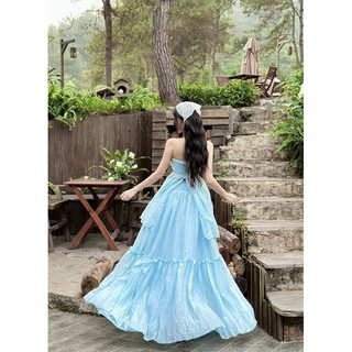 102 - Lore Dress cổ yếm tay dài