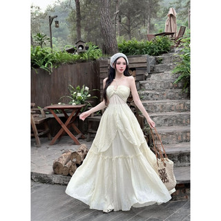102 - Lore Dress cổ yếm tay dài