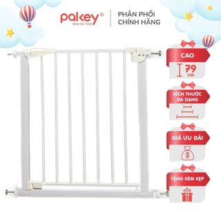 [Hỏa tốc HCM] Thanh chắn cửa Pakey - Thanh chắn cầu thang không khoan đục - đa dạng kích thước an toàn cho bé