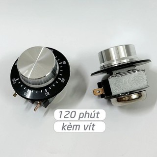 DKJ Bộ hẹn giờ cơ .AC 125-250V , 16A , dải thời gian 0-120 -phút.Sử dụng cho các loại bếp chiên,Lò nướng, nồi áp suất...
