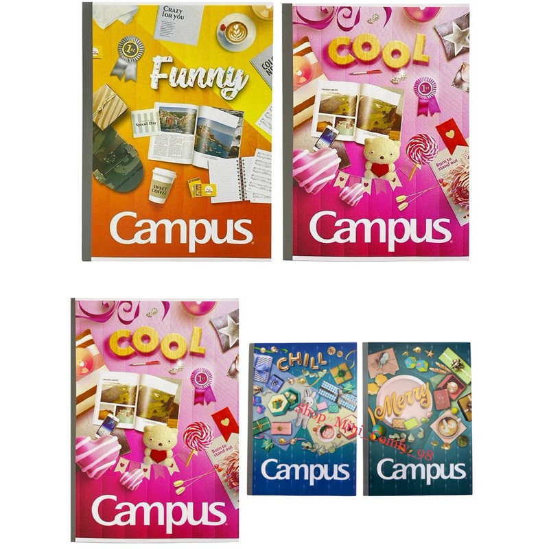 Vở Kẻ Ngang Campus Gift 200 trang mẫu mới nhất