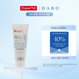 DABO Sữa rửa mặt tinh chất gạo - DABO Rice Whitening Foam Cleansing 150ml Skincare Nữ