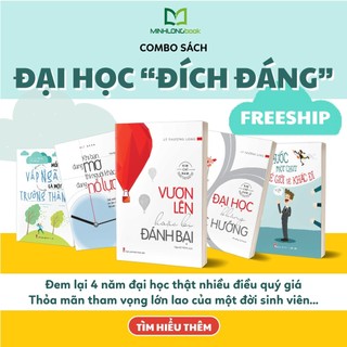 Sách: Combo Đại Học + Hài Hước + Khi Bạn Đang Mơ + Vươn Lên + Vấp Ngã