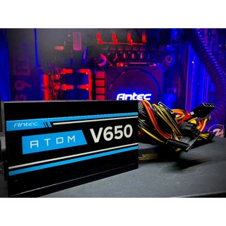 Siêu Rẻ!! Nguồn Antec Atom 650w công suất thực 80plus chính hãng dành cho máy tính